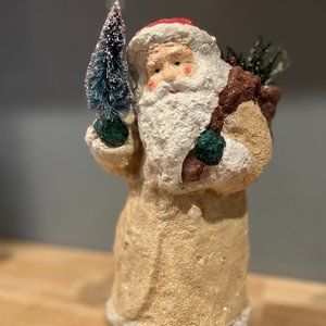 Teena Flanner Handmade Santa Figurine